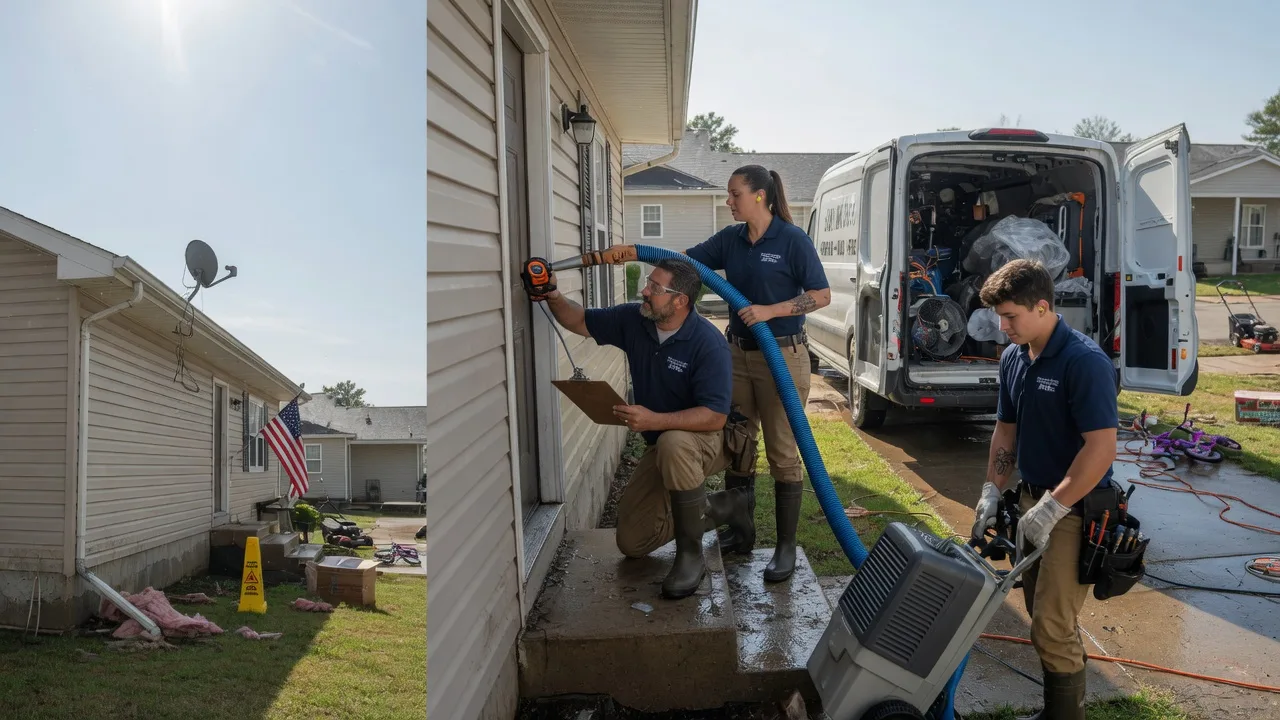 Ceiling Water Damage Restoration in Atkins, IA near me